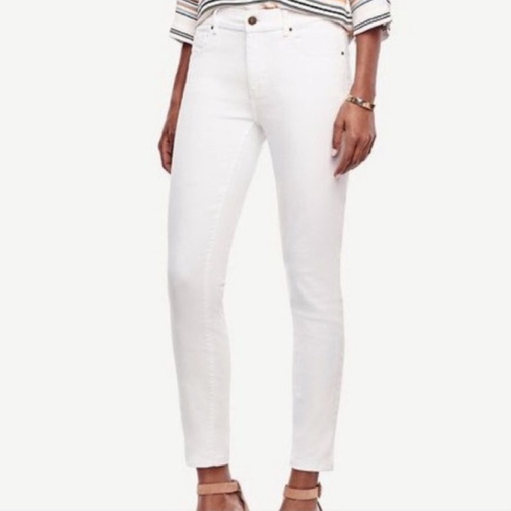 Ann Taylor White Jeans